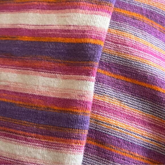 J. Crew Space-dyed Sweater Tube Top in Pink Stripes Size XXL New with Tags - Picture 10 of 10